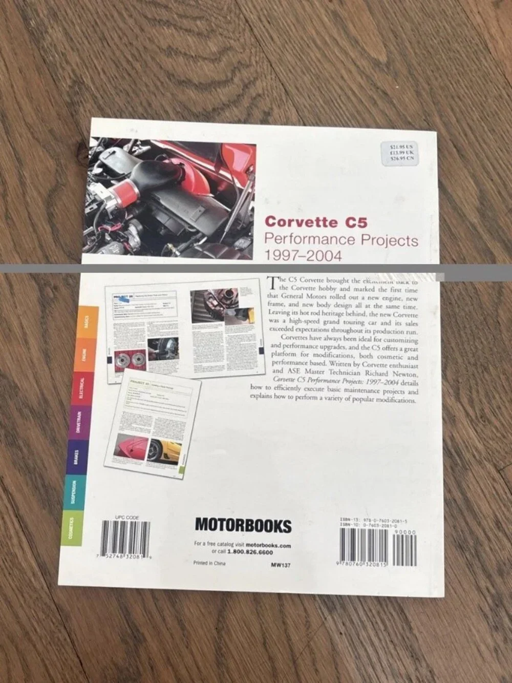 CORVETTE C5 PERFORMANCE PROJECTS 1997-2004 PB Book by Richard Newton (2005)